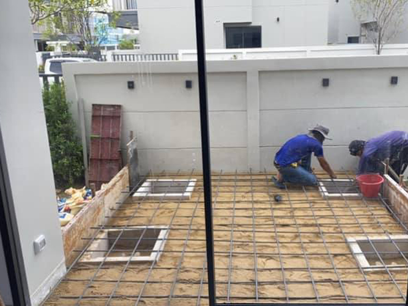 ต่อเติมครัว-ลงเสาเข็มแล้วบ้านร้าว