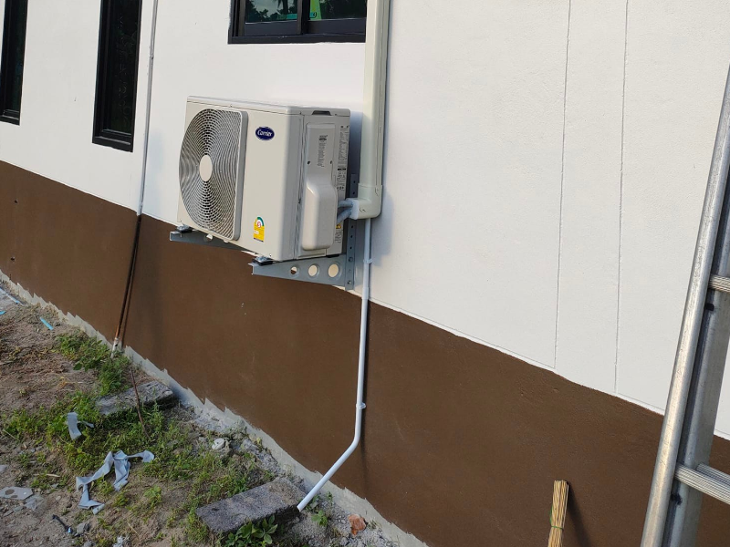 เทคนิคช่างแอร์-ดัดท่อน้ำทิ้งให้ห่างจากบ้าน