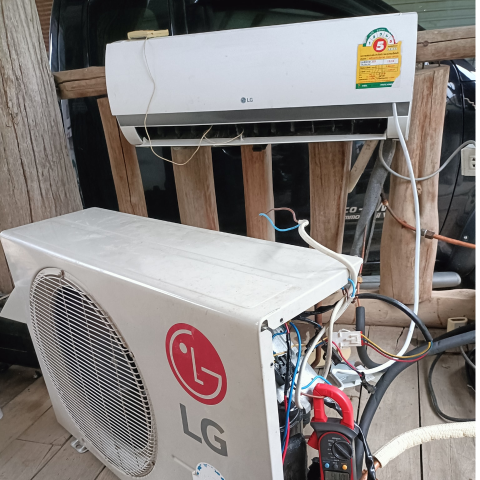  แก้ปัญหา-คอมแอร์-LG-ไม่ได้เติม้ำมันคอมมาให้