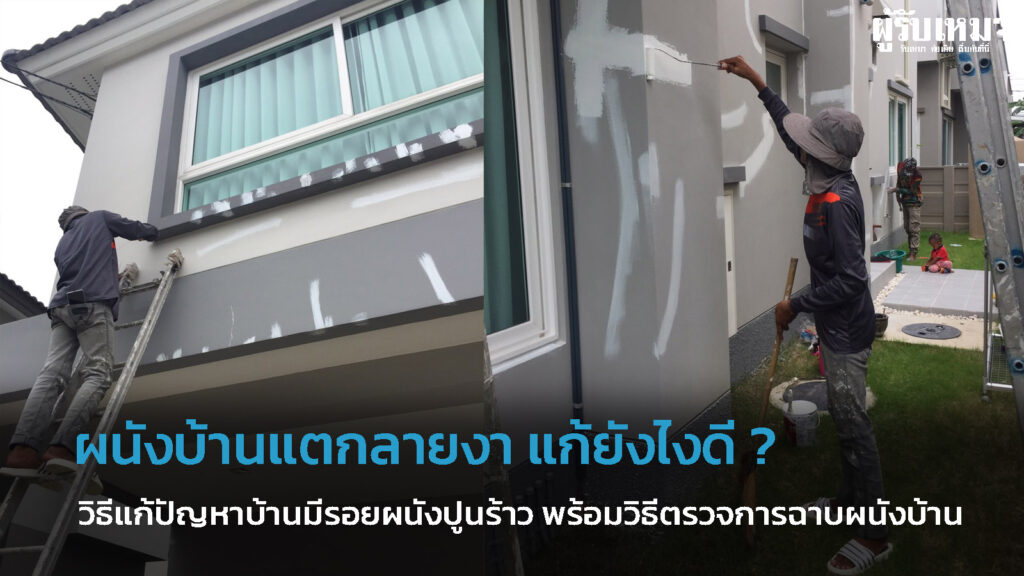 ผนังบ้านแตกลายงา-แก้ยังไงดี