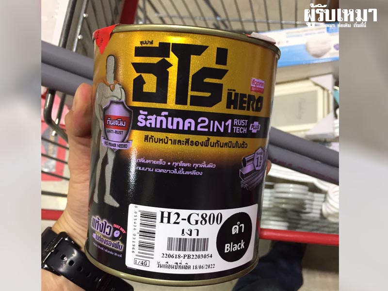 สีทาเหล็กที่เป็นสนิม