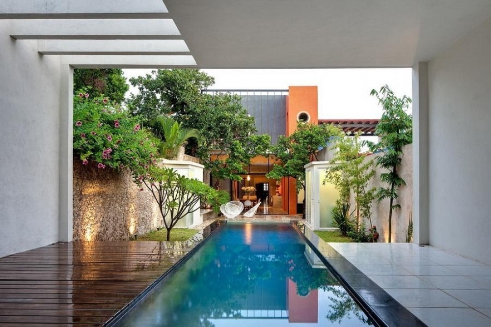 แบบบ้านสองชั้นแบบบ้านปูนเปลือย เม็กซิโก